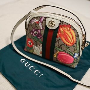 New!!Gucci Ladies Ophidia Gg Flora Shoulder Bag